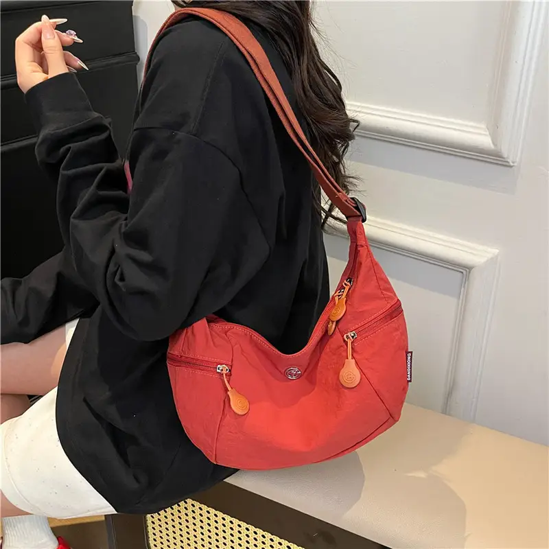 Women's Yellow Crossbody Bag Casual Lightweight Shoulder Bag - Image 7