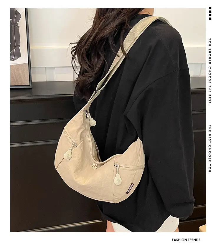 Women's Yellow Crossbody Bag Casual Lightweight Shoulder Bag — feature 1