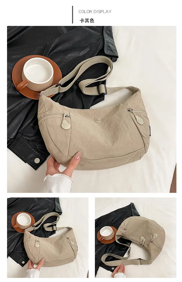 Women's Yellow Crossbody Bag Casual Lightweight Shoulder Bag — feature 16
