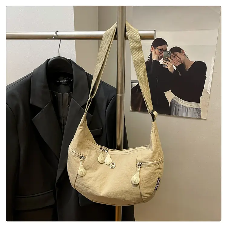 Women's Yellow Crossbody Bag Casual Lightweight Shoulder Bag — feature 24