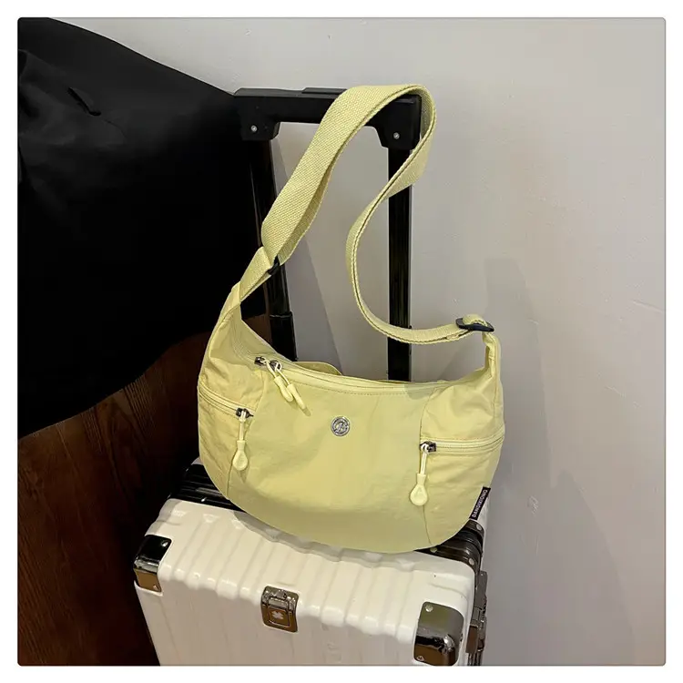Women's Yellow Crossbody Bag Casual Lightweight Shoulder Bag — feature 26