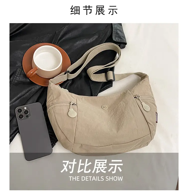 Women's Yellow Crossbody Bag Casual Lightweight Shoulder Bag — feature 5