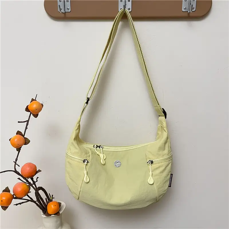 Women's Yellow Crossbody Bag Casual Lightweight Shoulder Bag - Image 2