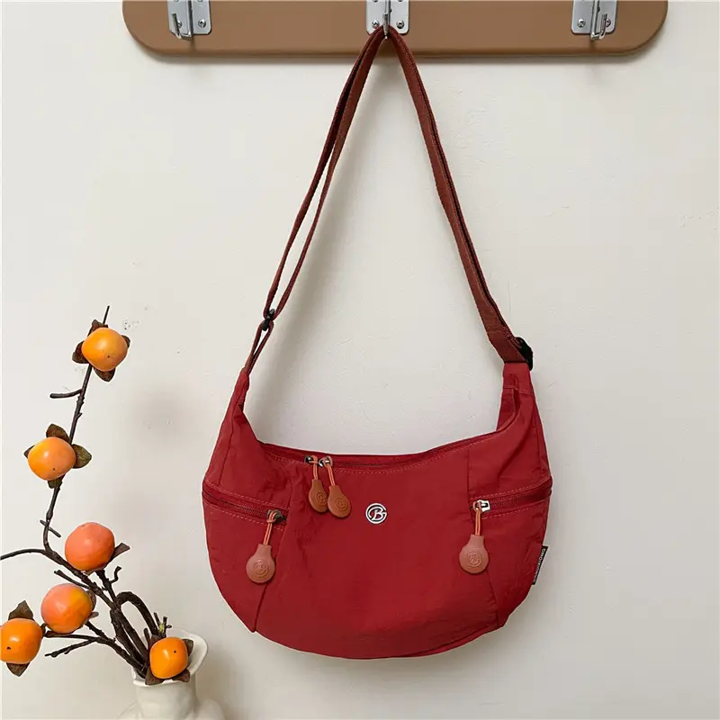 Women's Yellow Crossbody Bag Casual Lightweight Shoulder Bag - Image 3