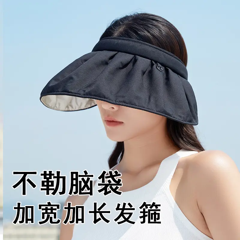 Adjustable UV Protection Hat for Women Large Bim - Image 9