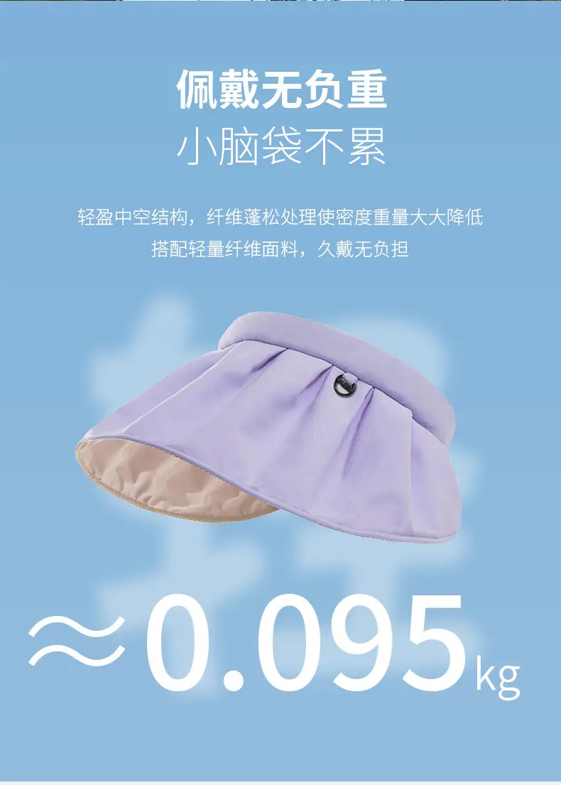 Adjustable UV Protection Hat for Women Large Bim — feature 4