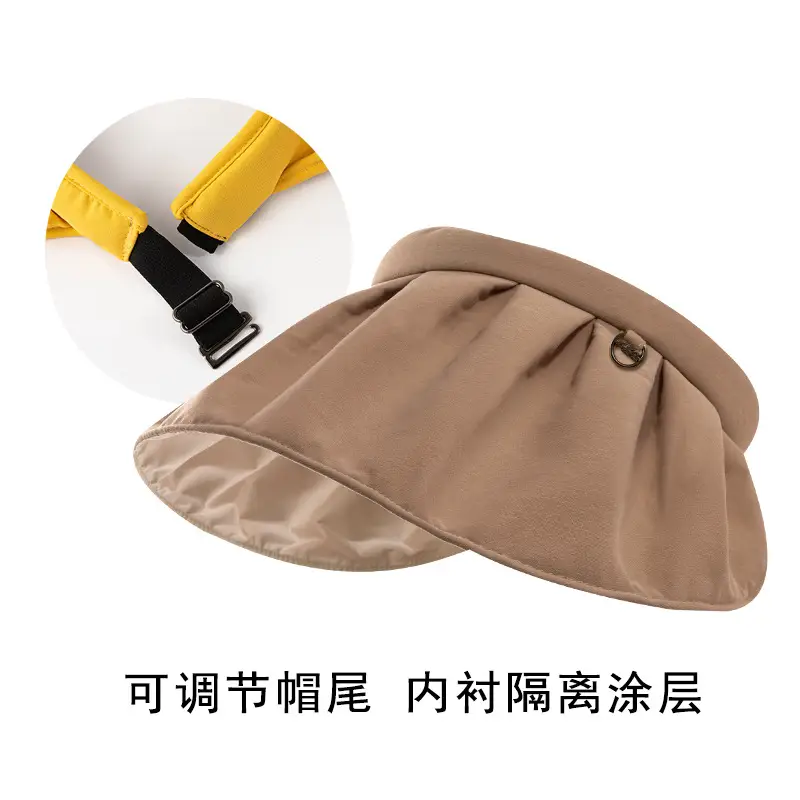 Adjustable UV Protection Hat for Women Large Bim - Image 3