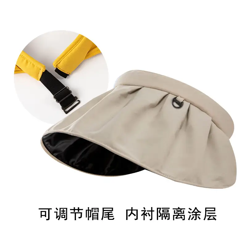 Adjustable UV Protection Hat for Women Large Bim - Image 4