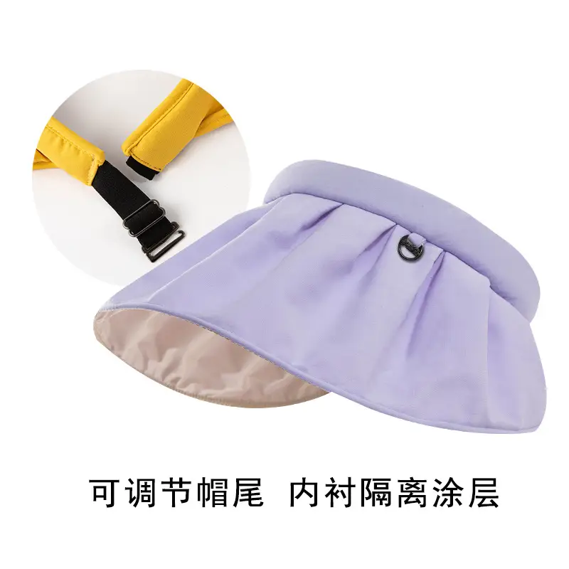 Adjustable UV Protection Hat for Women Large Bim - Image 6