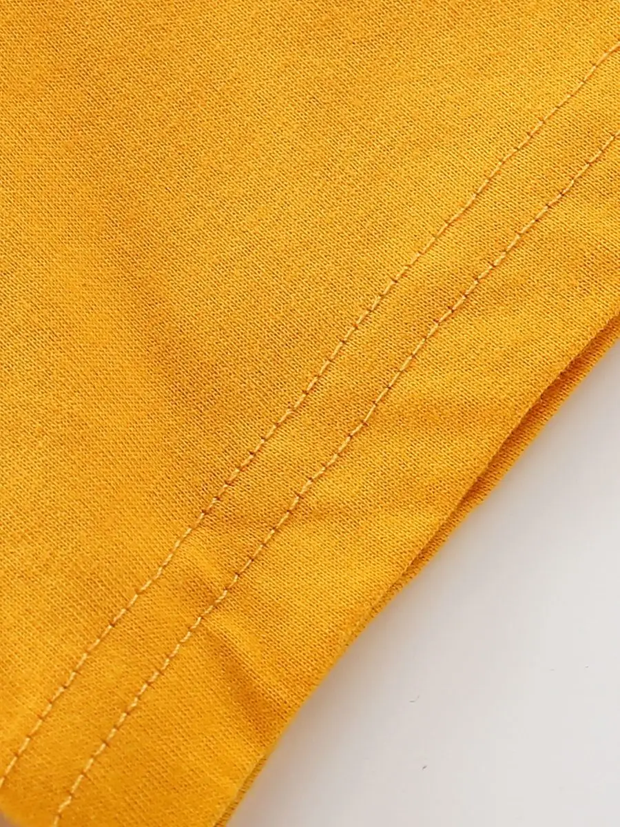 2025 Boys Cotton Dinosaur T-Shirt Yellow