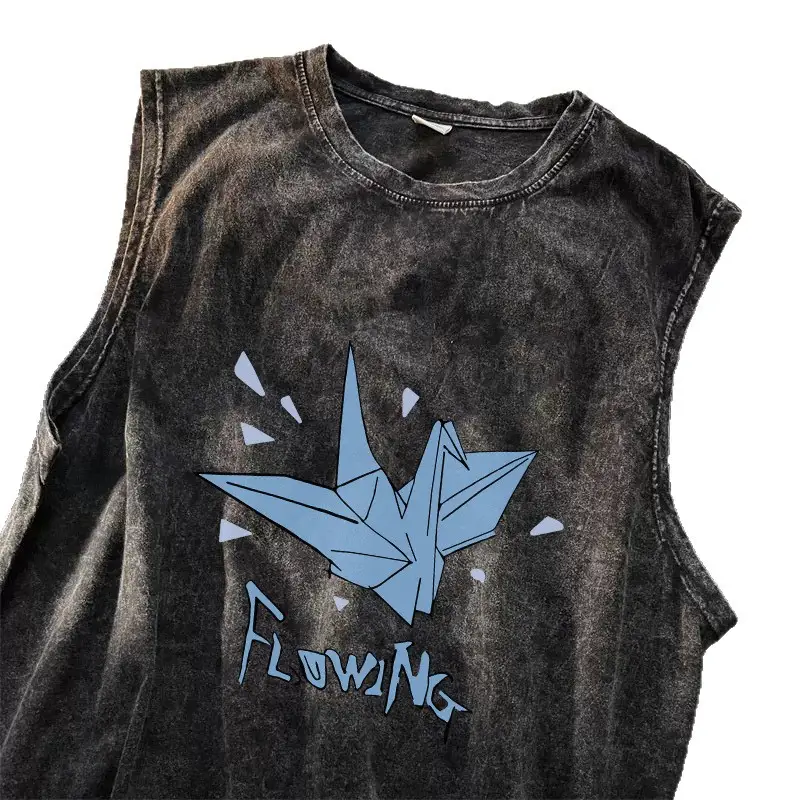 American Retro Sleeveless Vest for Boys Summer