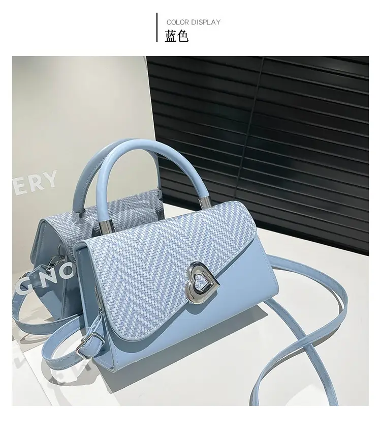 Women's One-Shoulder Crossbody Bag with Heart Logo — feature 13