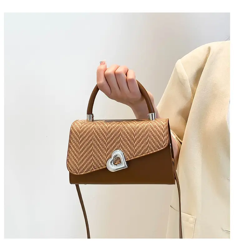 Women's One-Shoulder Crossbody Bag with Heart Logo — feature 16