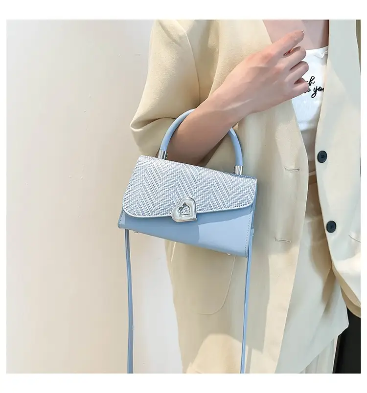 Women's One-Shoulder Crossbody Bag with Heart Logo — feature 19
