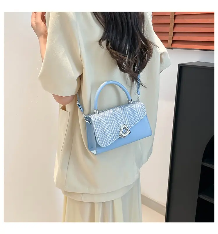 Women's One-Shoulder Crossbody Bag with Heart Logo — feature 21