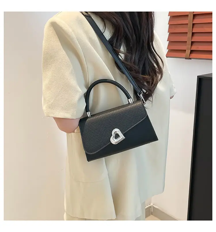 Women's One-Shoulder Crossbody Bag with Heart Logo — feature 24