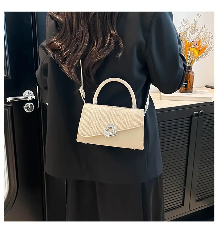 Women's One-Shoulder Crossbody Bag with Heart Logo — feature 25