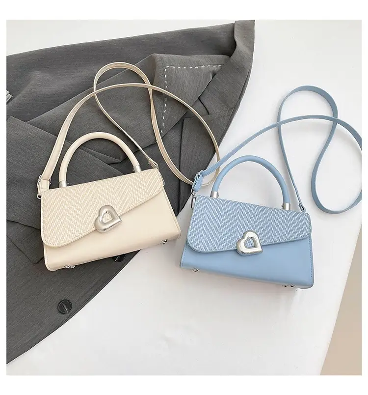 Women's One-Shoulder Crossbody Bag with Heart Logo — feature 31