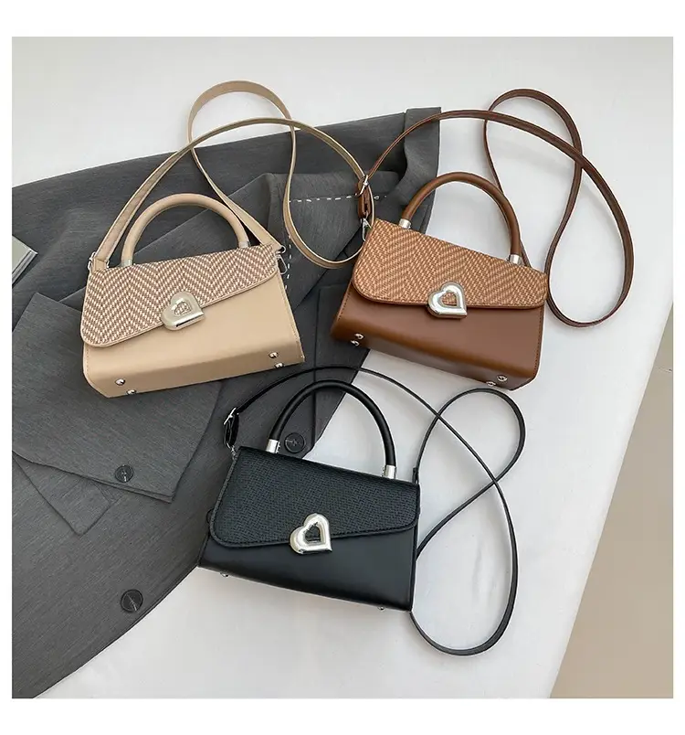 Women's One-Shoulder Crossbody Bag with Heart Logo — feature 32