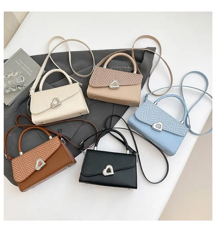 Women's One-Shoulder Crossbody Bag with Heart Logo — feature 33