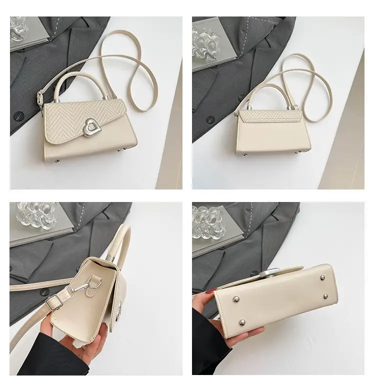 Women's One-Shoulder Crossbody Bag with Heart Logo — feature 9