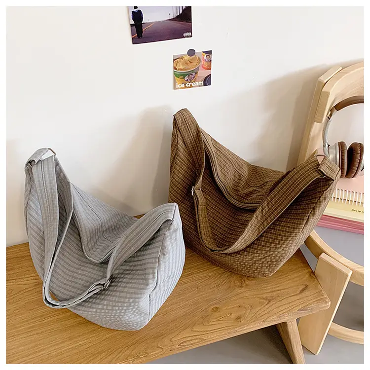 Women Crossbody Bag Gray Nylon Summer 2025 — feature 25