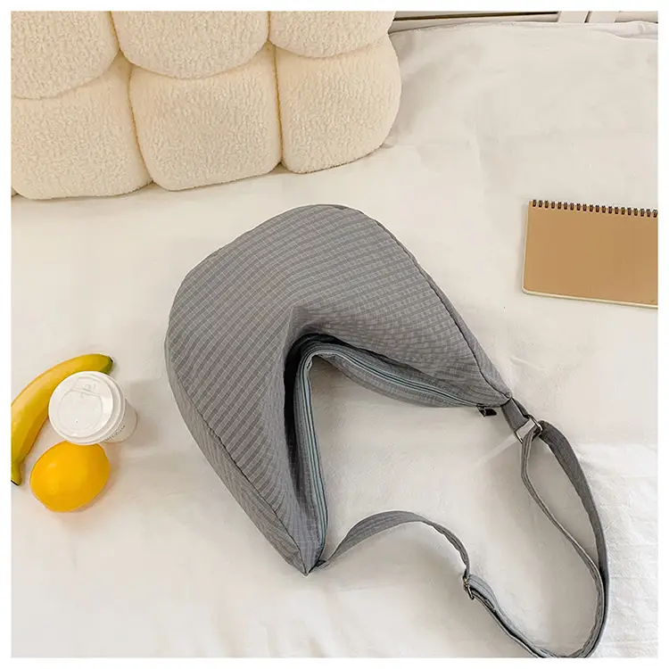 Women Crossbody Bag Gray Nylon Summer 2025 — feature 27