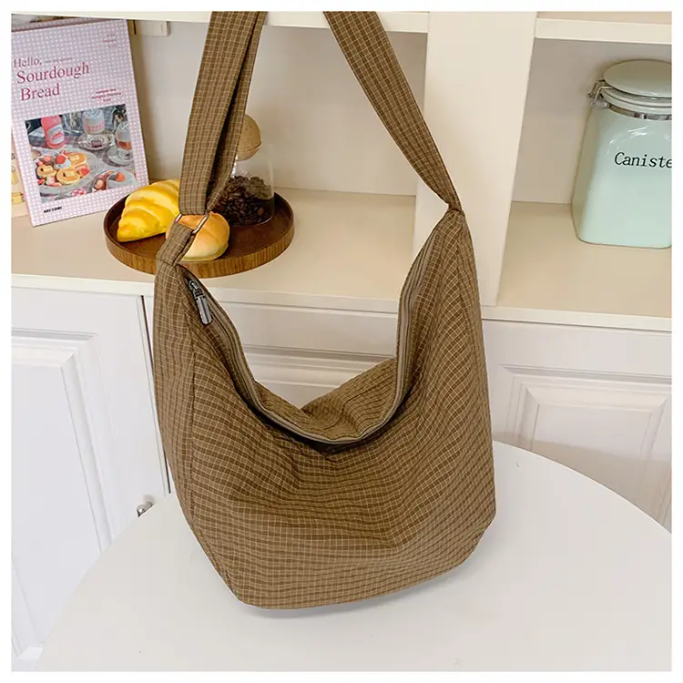 Women Crossbody Bag Gray Nylon Summer 2025 — feature 37