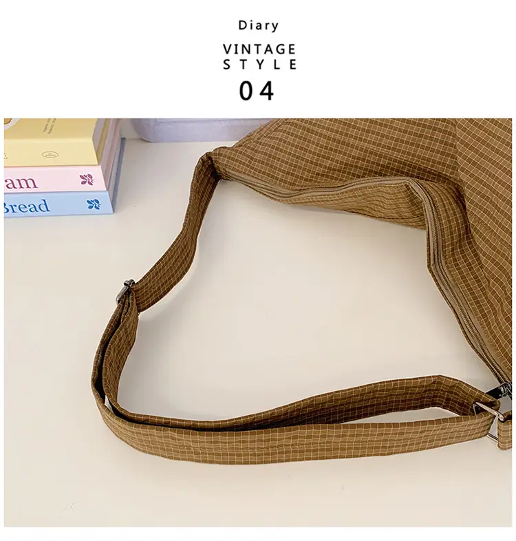 Women Crossbody Bag Gray Nylon Summer 2025 — feature 4