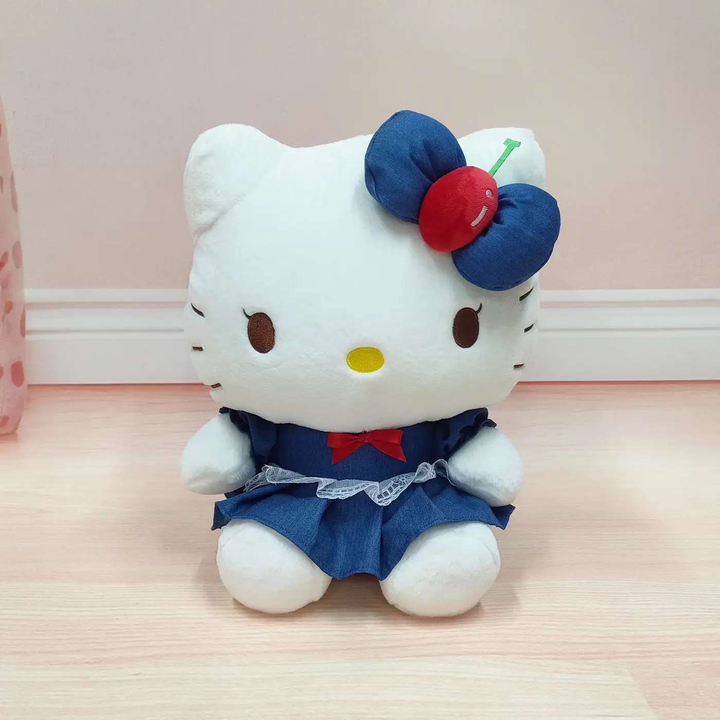 Hello Kitty Plush Toy Pink Bow Cute Companion