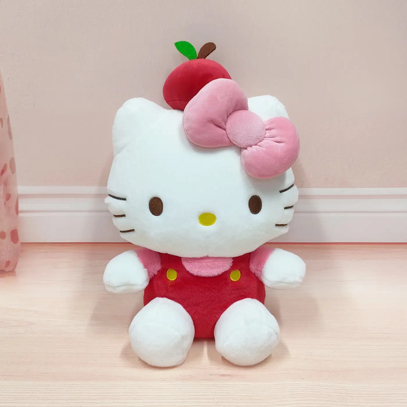 Hello Kitty Plush Toy Pink Bow Cute Companion