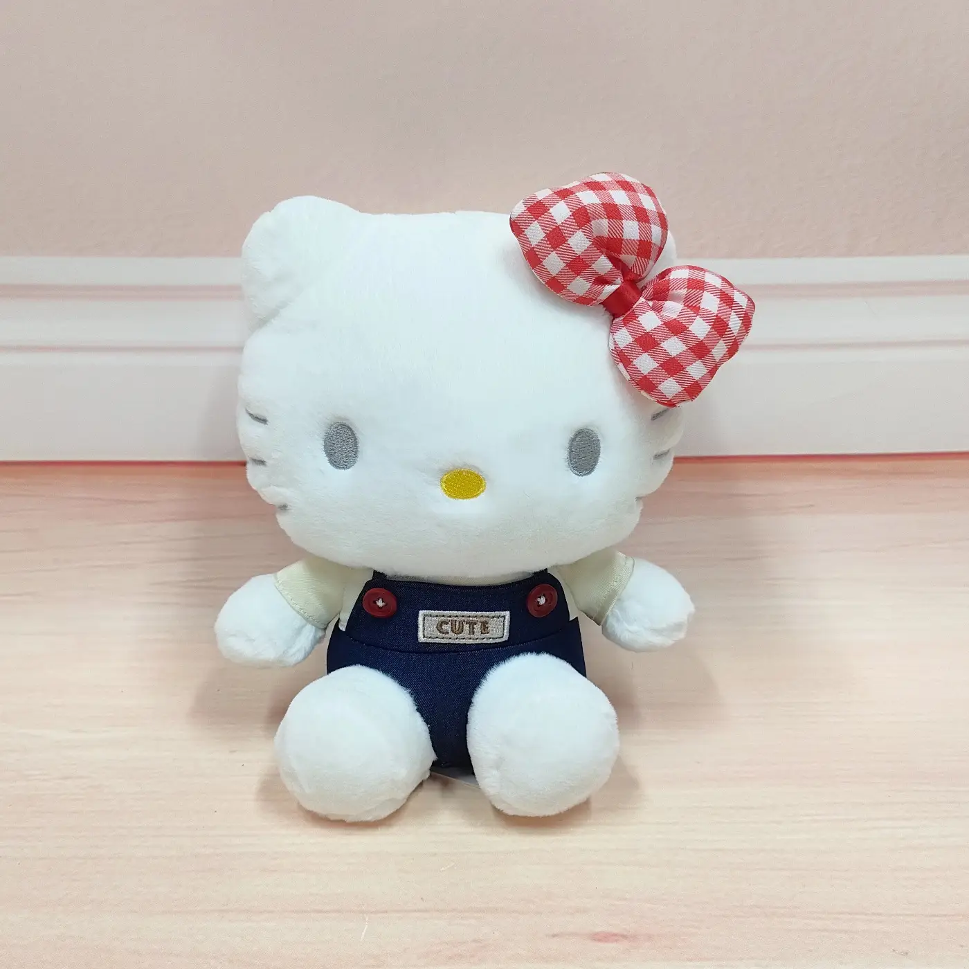 Hello Kitty Plush Toy Pink Bow Cute Companion