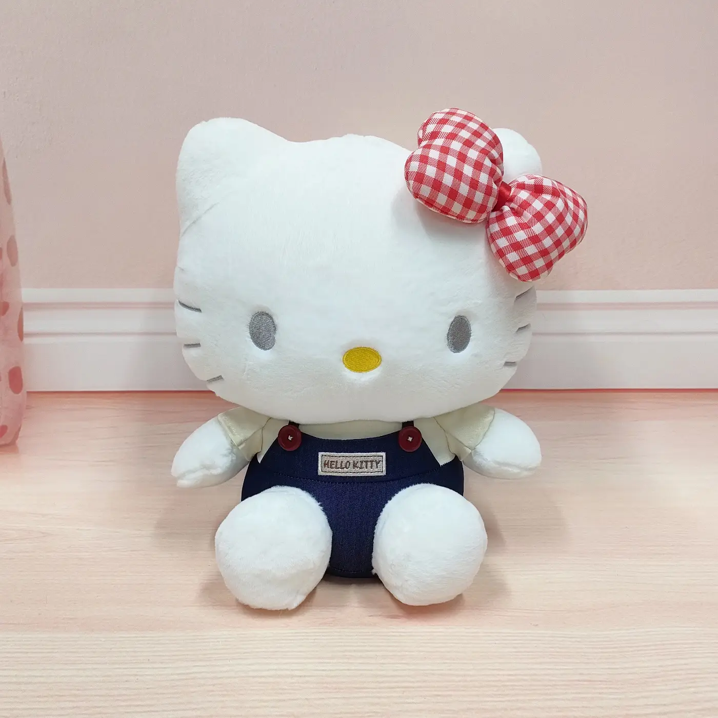 Hello Kitty Plush Toy Pink Bow Cute Companion