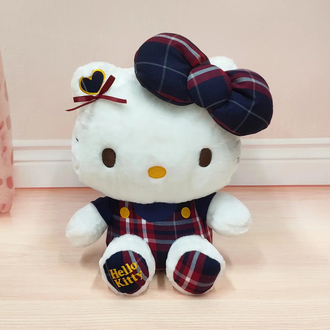 Hello Kitty Plush Toy Pink Bow Cute Companion