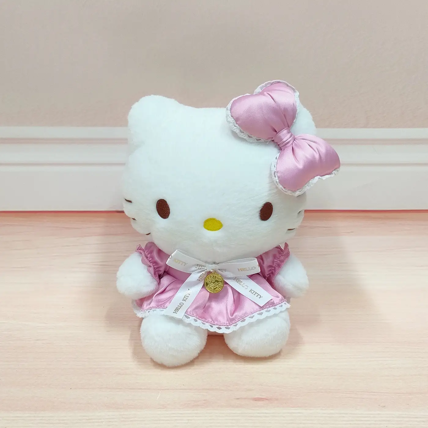 Hello Kitty Plush Toy Pink Bow Cute Companion