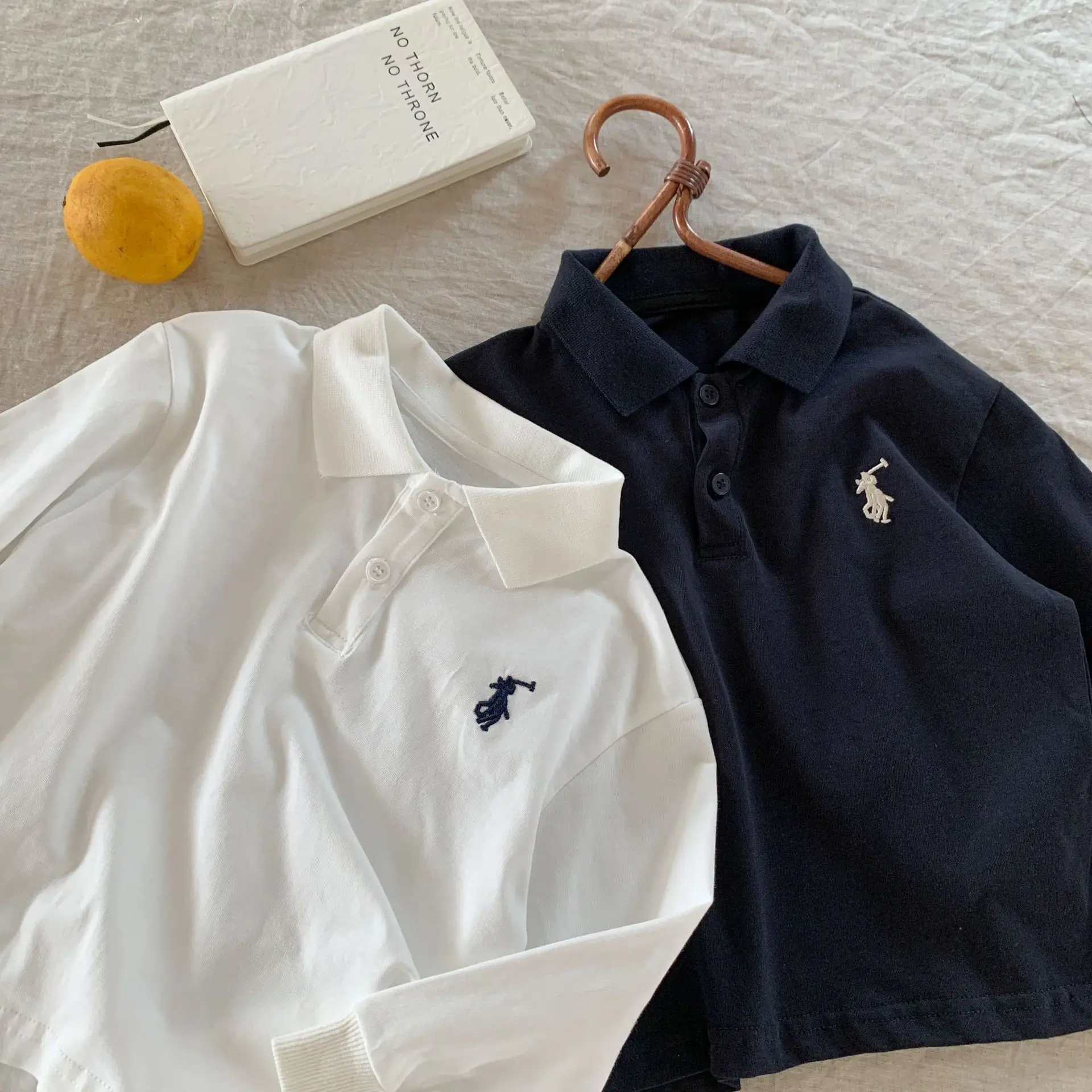 Children's Striped Polo Shirt 2025 Autumn — feature 11