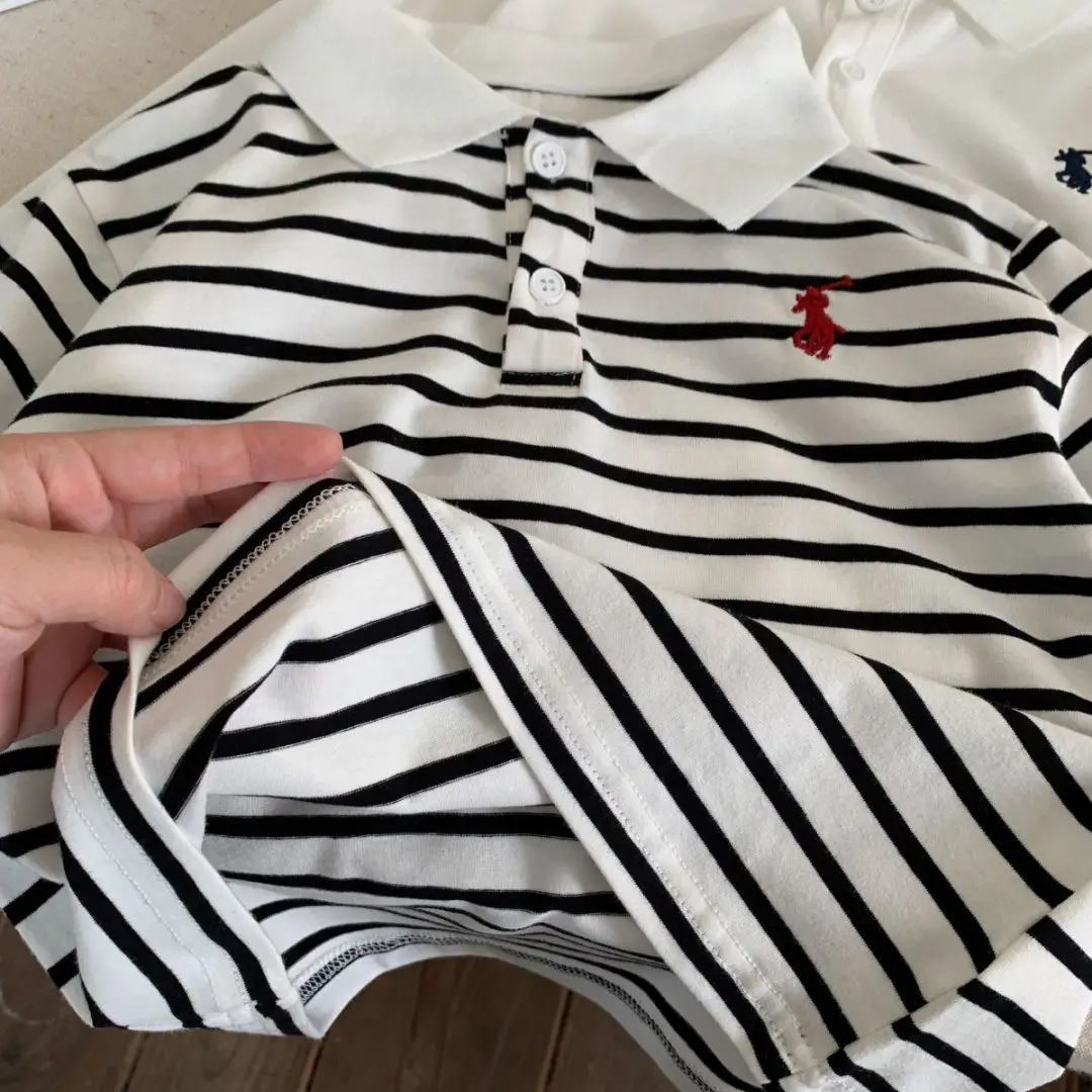 Children's Striped Polo Shirt 2025 Autumn — feature 18