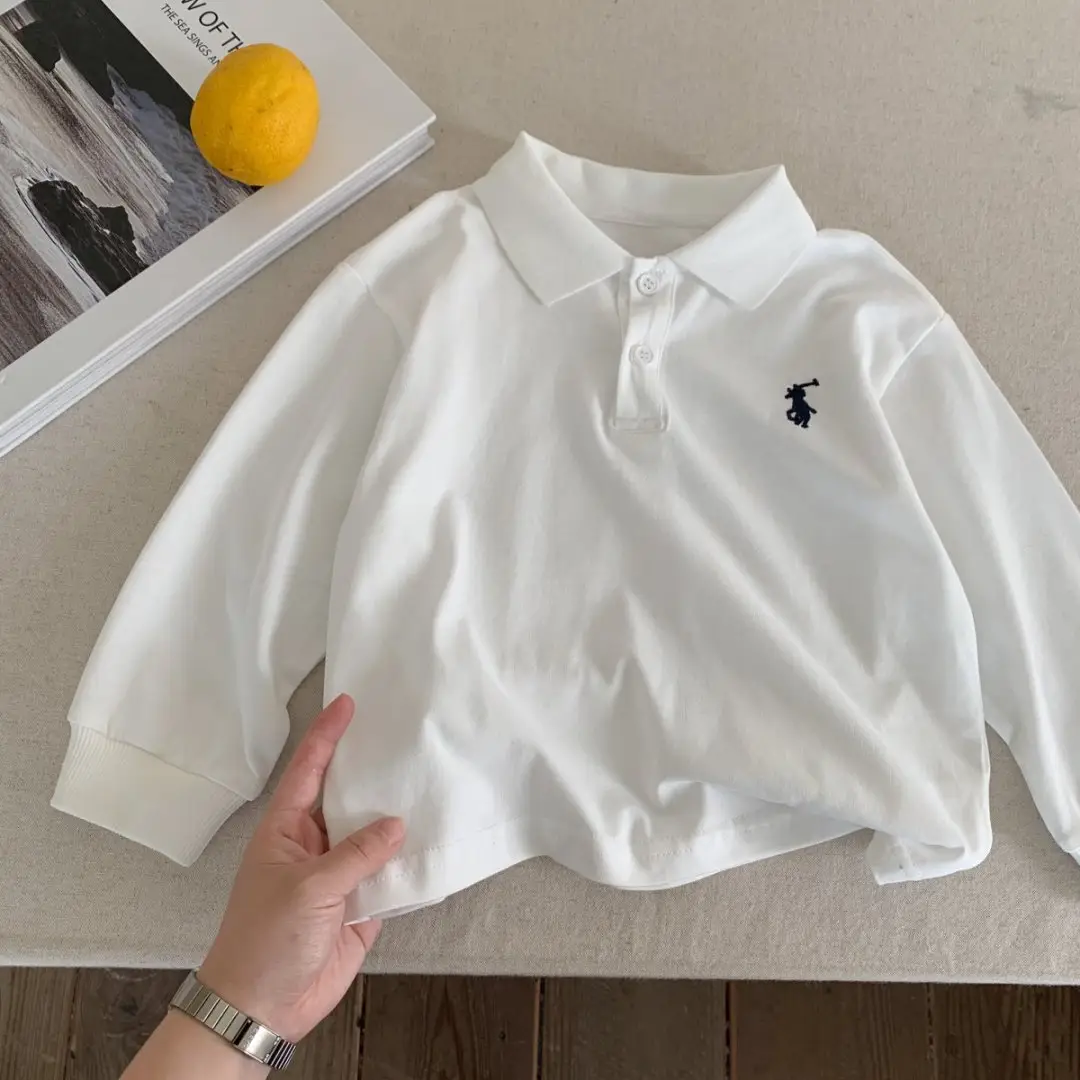 Children's Striped Polo Shirt 2025 Autumn — feature 19