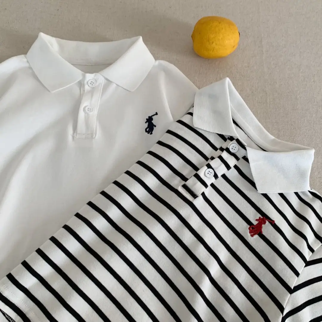 Children's Striped Polo Shirt 2025 Autumn — feature 22