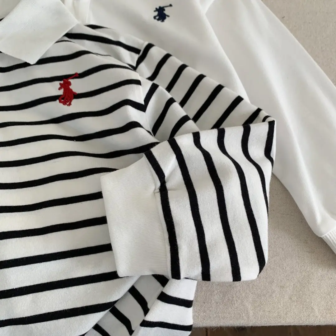 Children's Striped Polo Shirt 2025 Autumn — feature 23