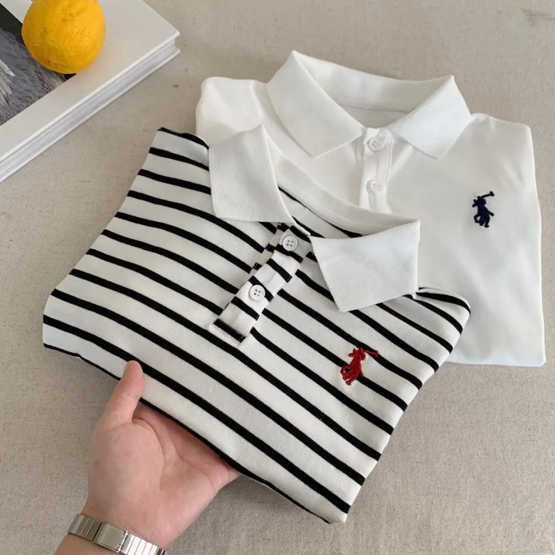 Children's Striped Polo Shirt 2025 Autumn — feature 6