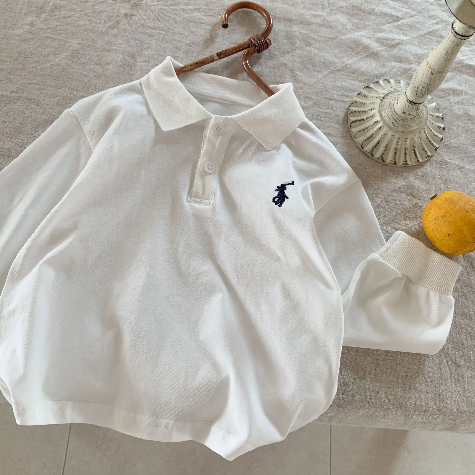 Children's Striped Polo Shirt 2025 Autumn - Image 2