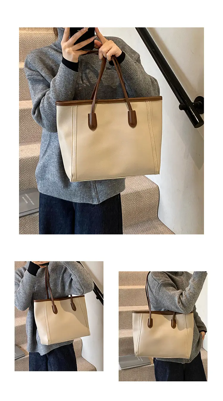 Cross-Border Retro Large Capacity Women's Bag 2025 New Trendy Korean Version — feature 10