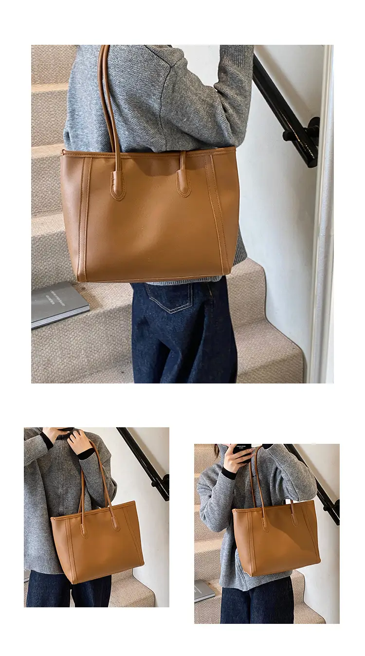 Cross-Border Retro Large Capacity Women's Bag 2025 New Trendy Korean Version — feature 9