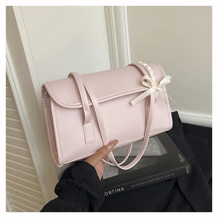 Women's Black Bow Shoulder Bag 2025 Luxury Stylish — feature 23