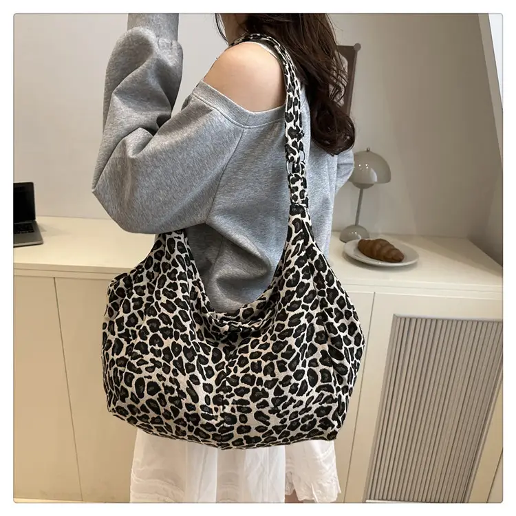 Leopard Print Shoulder Bag for Women Casual Commute — feature 28