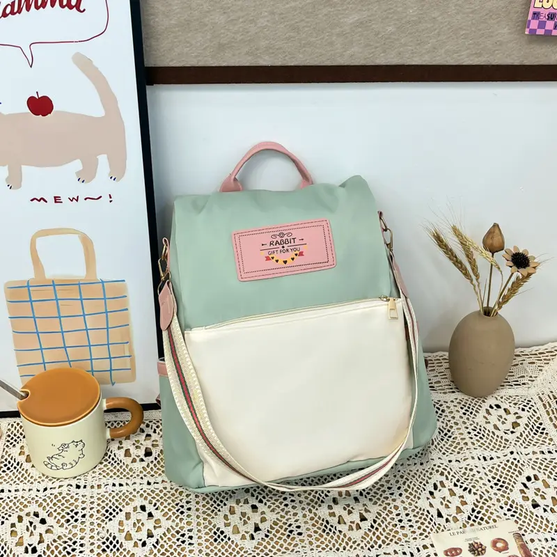 Women's Oxford Cloth Backpacks 2025 Trendy Korean Style Anti-Theft - Image 8