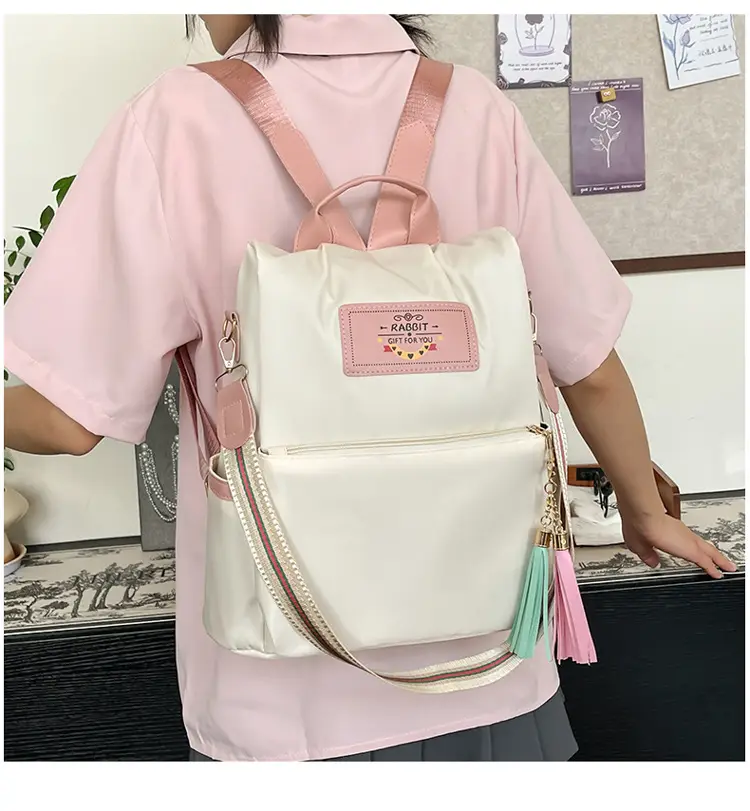Women's Oxford Cloth Backpacks 2025 Trendy Korean Style Anti-Theft — feature 12