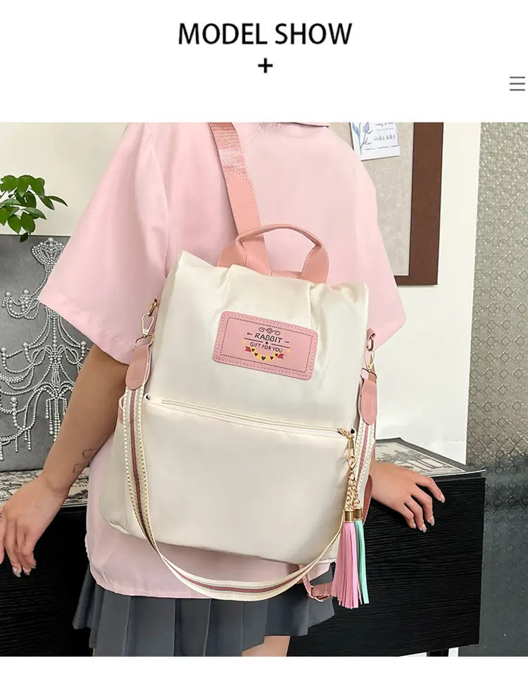 Women's Oxford Cloth Backpacks 2025 Trendy Korean Style Anti-Theft — feature 13