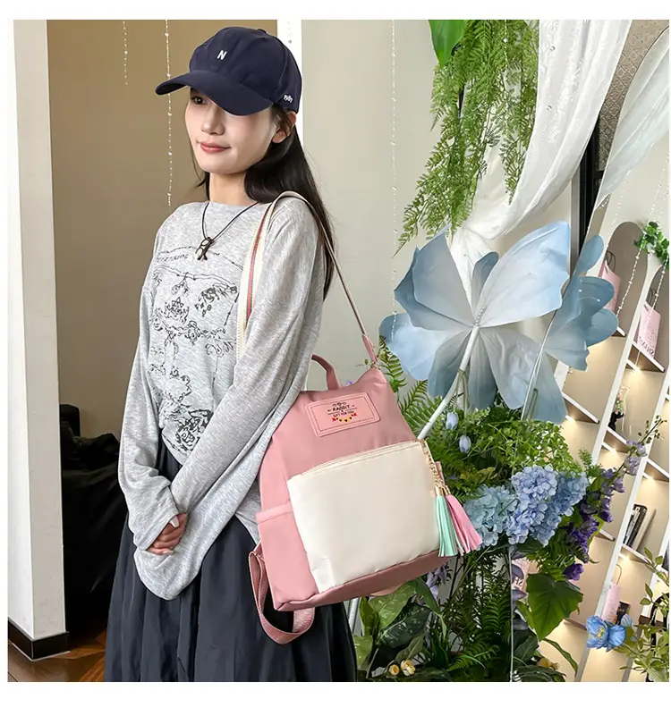 Women's Oxford Cloth Backpacks 2025 Trendy Korean Style Anti-Theft — feature 16
